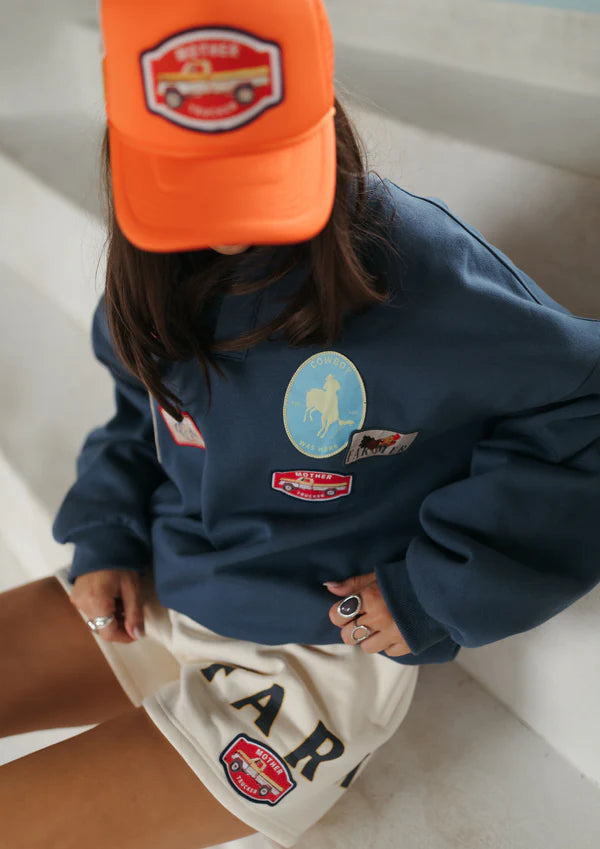 Love Is Dead Button Up Pullover
