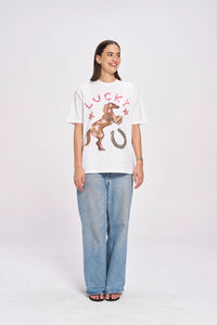 Lucky Oversize Tee - Lucent White - Sare StoreMaku The LabelT-shirt