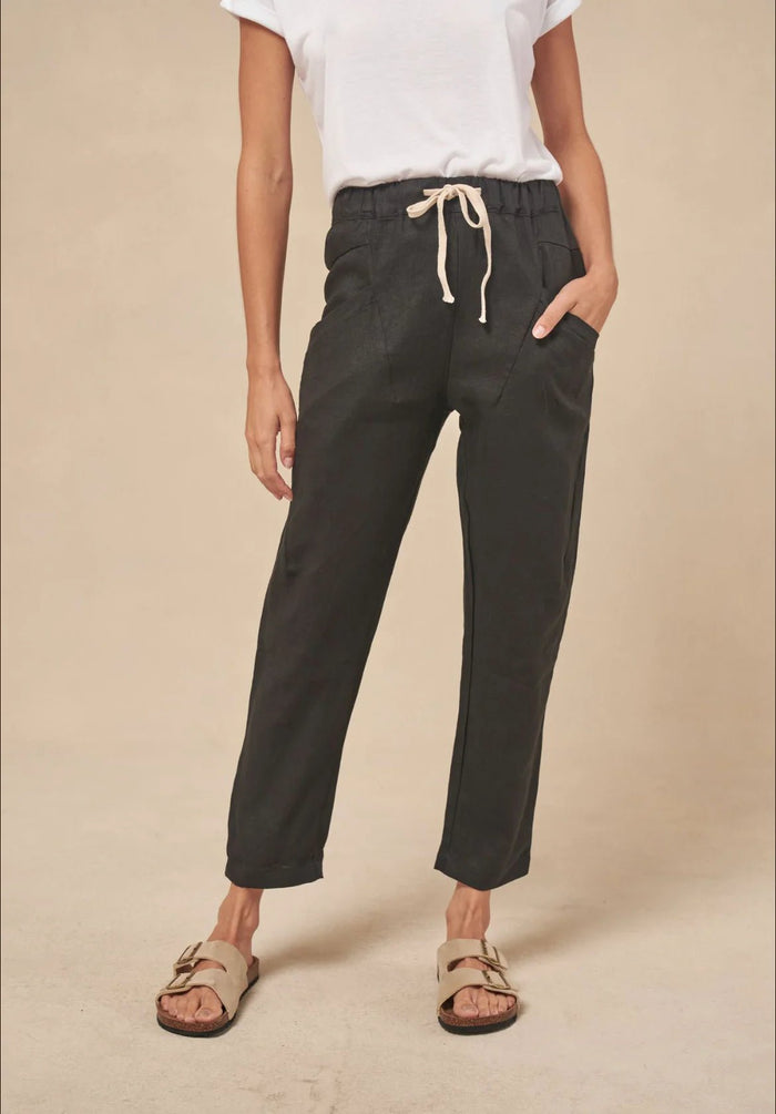 Luxe Linen Black Pants - Sare StoreLittle LiesPants