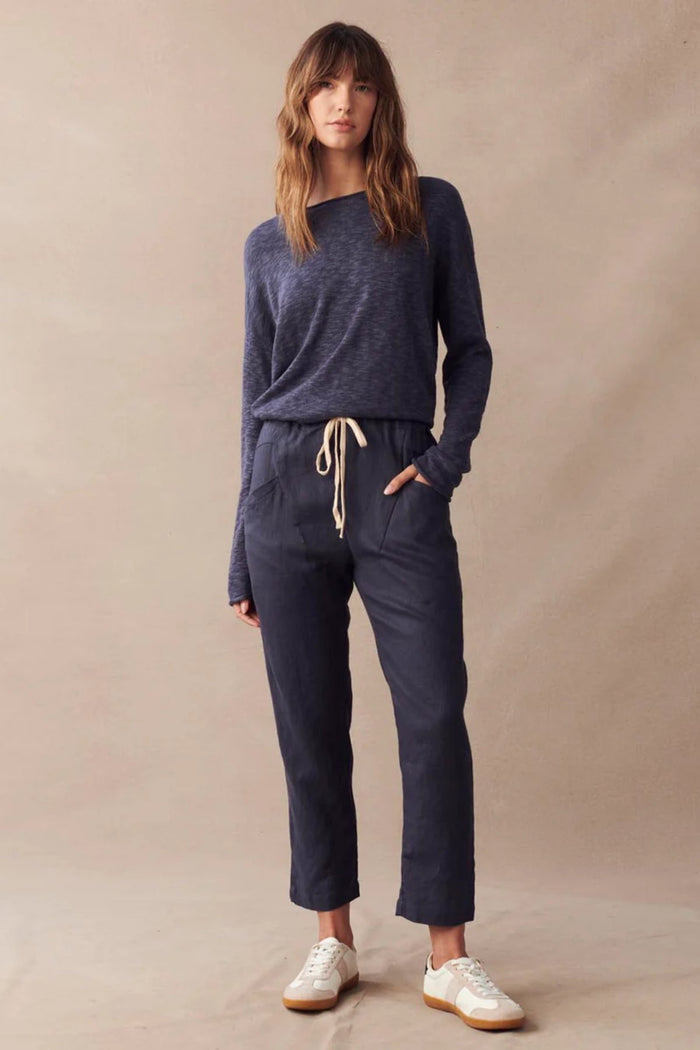 Luxe Linen Pants - Ink - Sare StoreLittle LiesPants