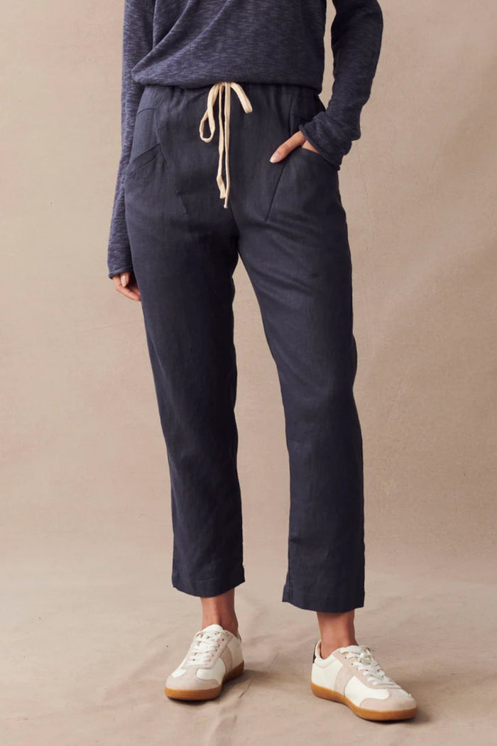 Luxe Linen Pants - Ink - Sare StoreLittle LiesPants