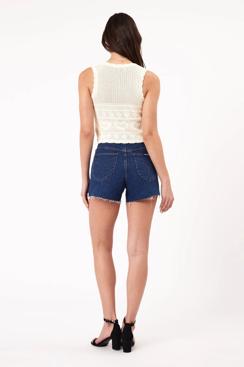 Maisie Knit Top - White - Sare StoreRollas JeansTops