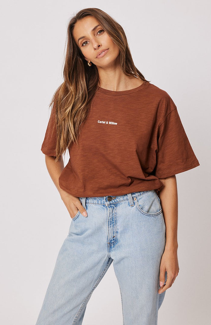 Marlie Tee - Cocoa - Sare StoreCartel & WillowT-shirt