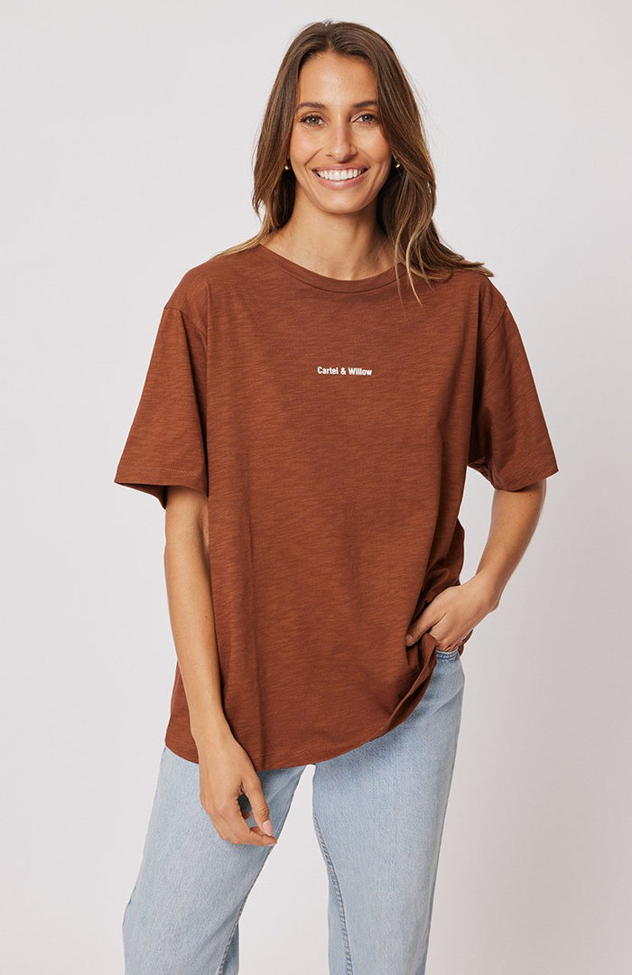 Marlie Tee - Cocoa - Sare StoreCartel & WillowT-shirt