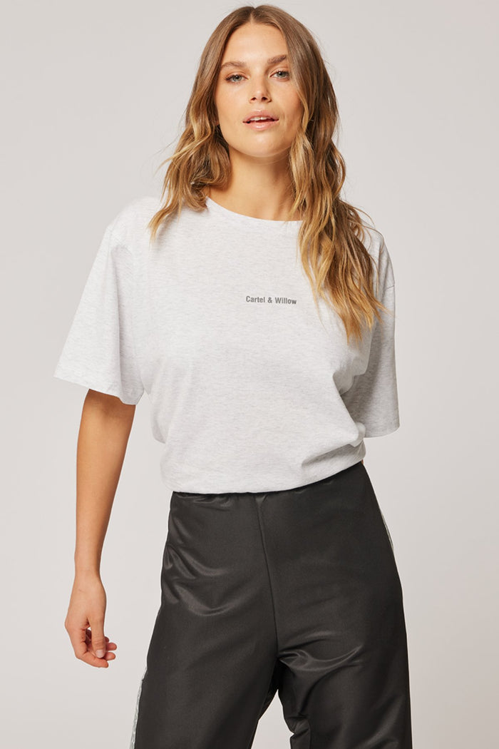 Marlie Tee - Grey Marle - Sare StoreCartel & WillowT-shirt