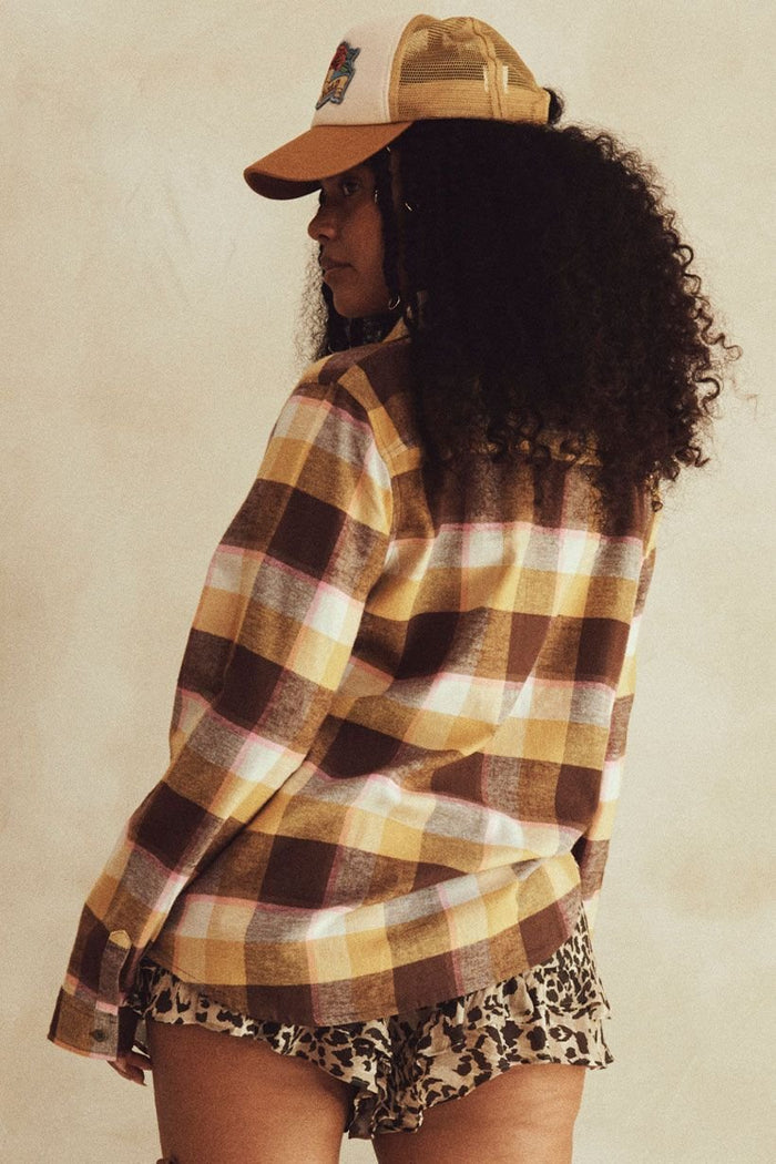 Maverick Flannel - Apricot Blossom - Sare StoreSPELLShirt