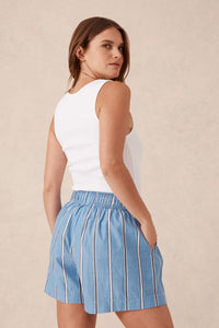 Mila Short Blue Stripe - Sare StoreCeres LifeShorts