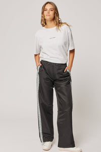 Mila Side Stripe Pant - Black/Smoke Leopard - Sare StoreCartel & WillowPants
