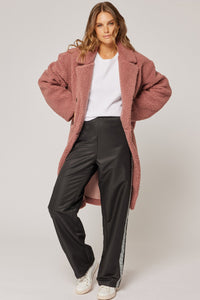 Mila Side Stripe Pant - Black/Smoke Leopard - Sare StoreCartel & WillowPants