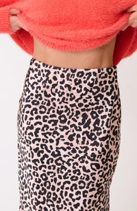 Millie Slip Skirt - Neutral Leopard - Sare StoreCartel & WillowSkirt