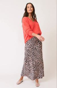 Millie Slip Skirt - Neutral Leopard - Sare StoreCartel & WillowSkirt
