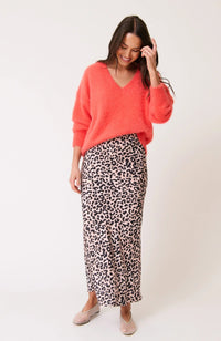 Millie Slip Skirt - Neutral Leopard - Sare StoreCartel & WillowSkirt