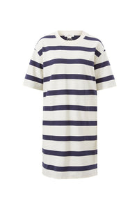 Mini Terry Dress - White Navy Bold Stripe - Sare StoreCeres LifeMini Dress