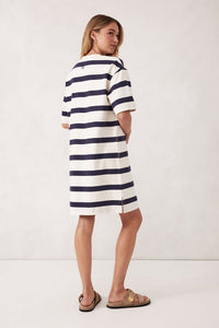 Mini Terry Dress - White Navy Bold Stripe - Sare StoreCeres LifeMini Dress