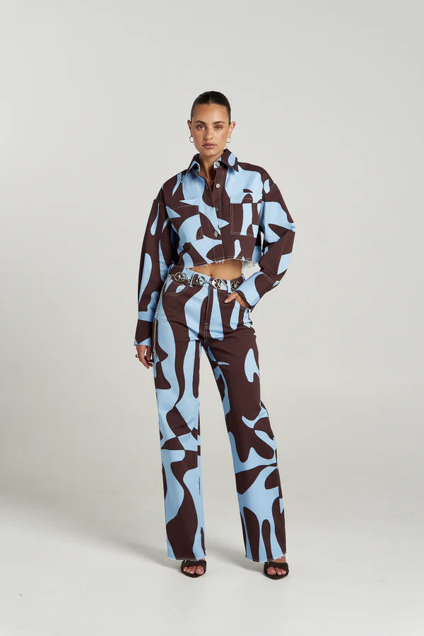 Cropped Shacket - Mirage Mir