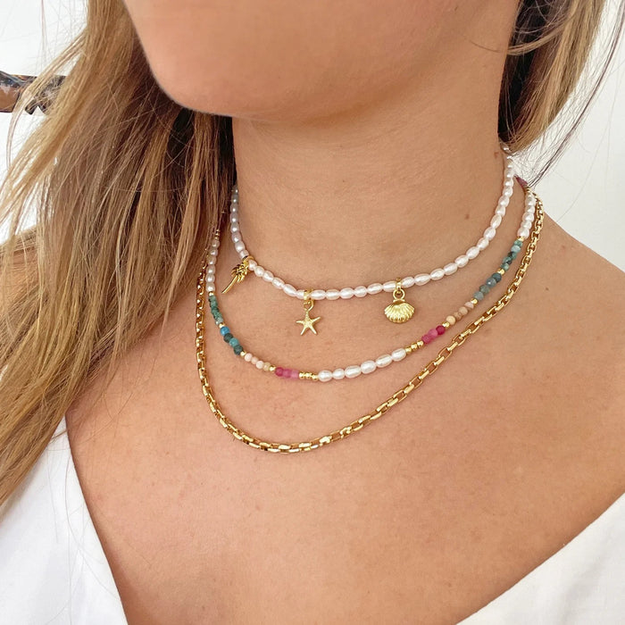 Moana Gemstone and Pearl Necklace - Sare StoreArms Of EveJewellery