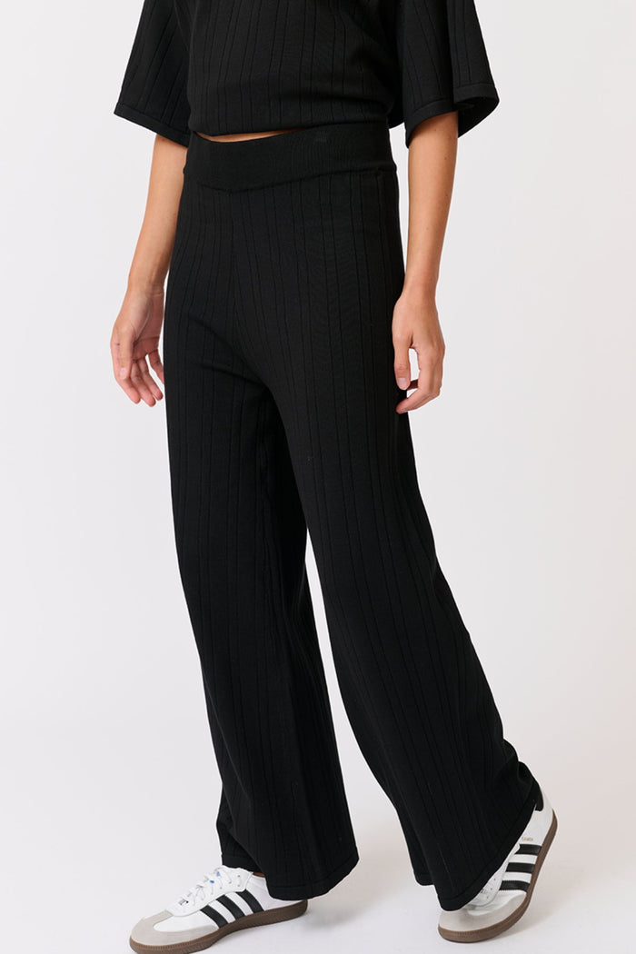 Molly Knit Pant - Black Knit - Sare StoreCartel & WillowPants