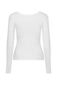 Monogram Long Sleeve Top Snow - Sare StoreAraminta JamesTops