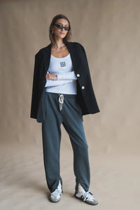 Monogram Long Sleeve Top Snow - Sare StoreAraminta JamesTops