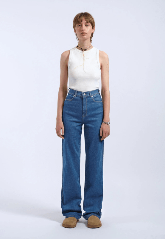 Moxy Straight - Vale Mid Plain - Sare StoreDr. DenimPants
