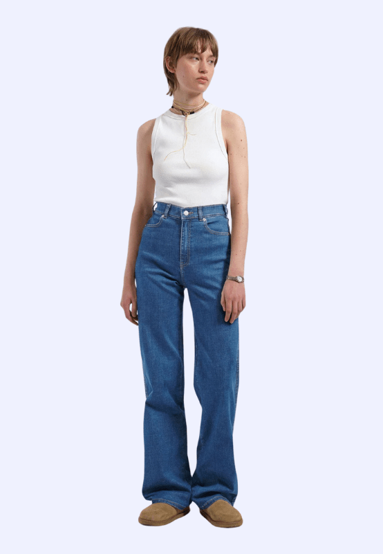 Moxy Straight - Vale Mid Plain - Sare StoreDr. DenimPants