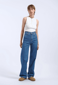 Moxy Straight - Vale Mid Plain - Sare StoreDr. DenimPants