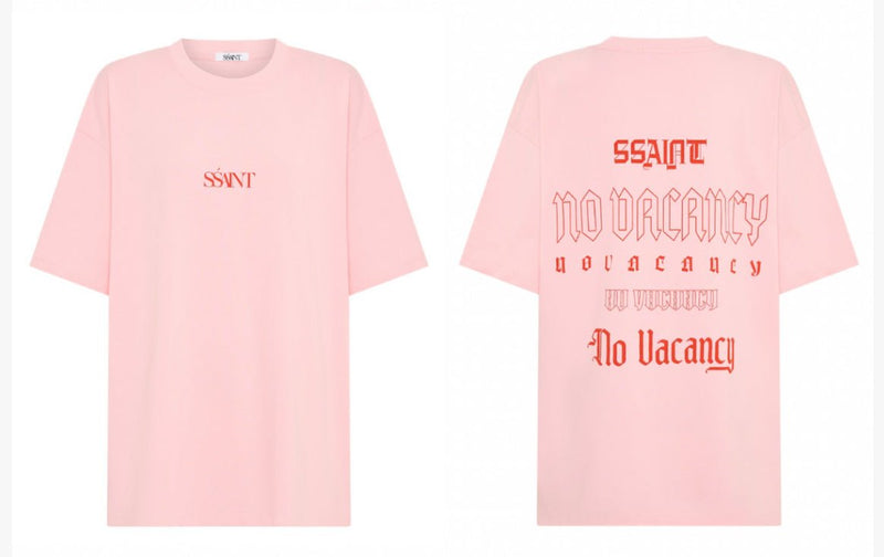 No Vacancy Tee - Pink - Sare StoreSsaintTee