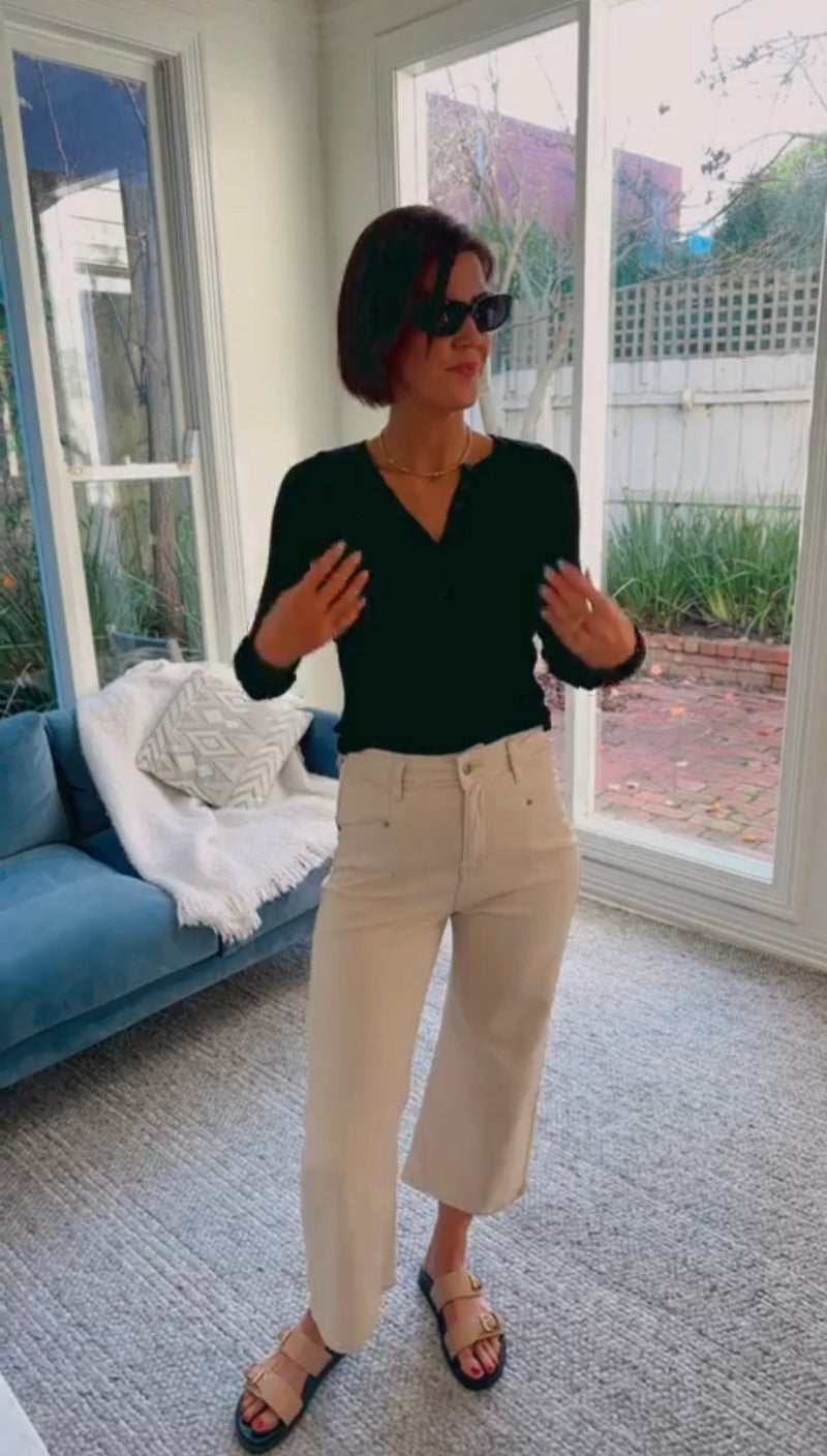 Oatmeal Jeans - Sare StorePaper HeartPants