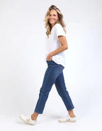 Pima Vee Tee - White - Sare StoreElmTee