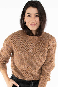 Pointelle Pullover - Toffee - Sare StoreJumpKnit