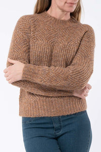 Pointelle Pullover - Toffee - Sare StoreJumpKnit