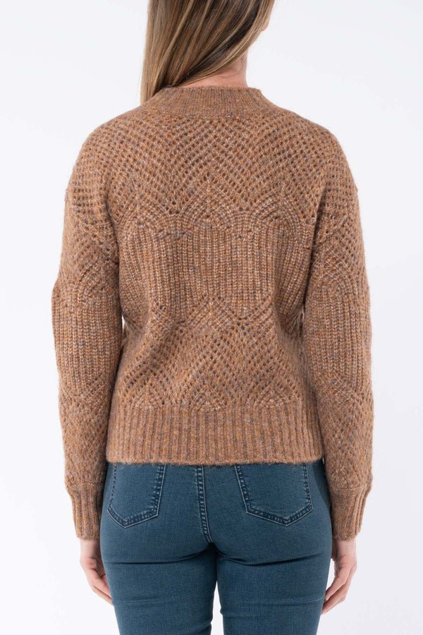 Pointelle Pullover - Toffee - Sare StoreJumpKnit