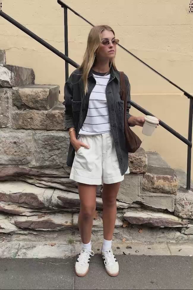 Weekender Short - Ecru. Ceres Life