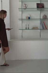 Sara Mini Shirt Dress - Bitter Choc. Ceres Life