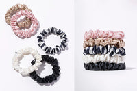 Pure Silk Midi Scrunchies - Multi - Set of 5 - Sare StoreSlipScrunchies