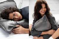 Pure Silk Pillowcase - King - Charcoal - Sare StoreSlipPillowcase