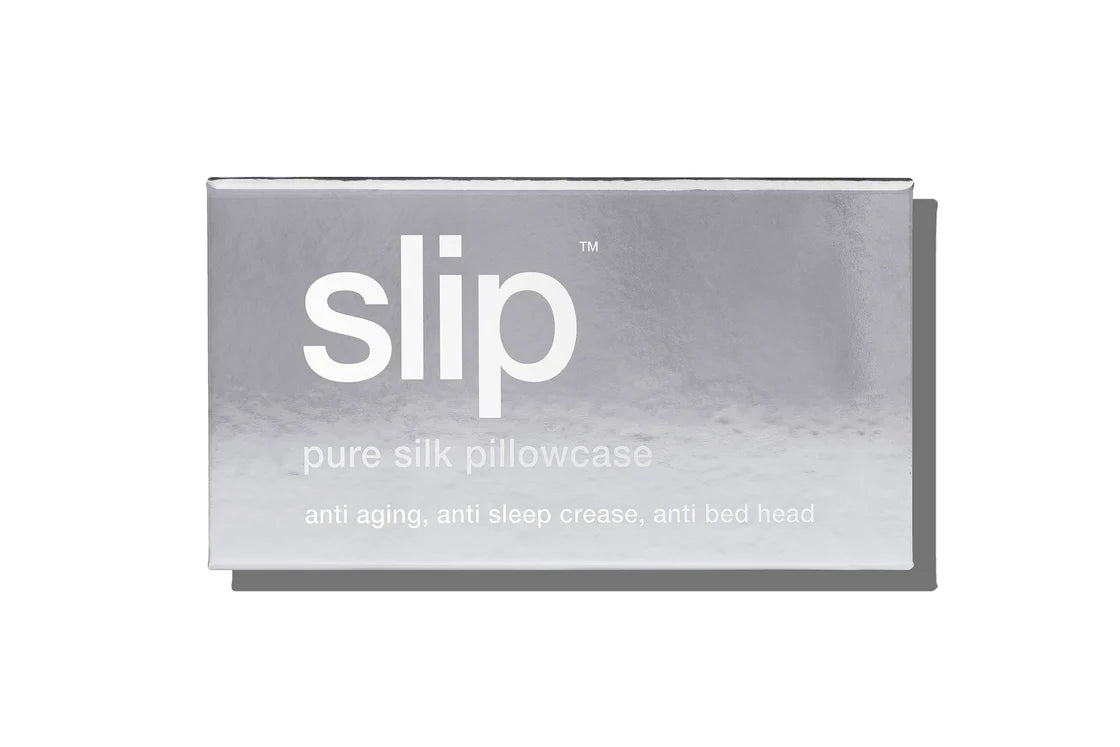 Pure Silk Pillowcase - King - Silver - Sare StoreSlipPillowcase