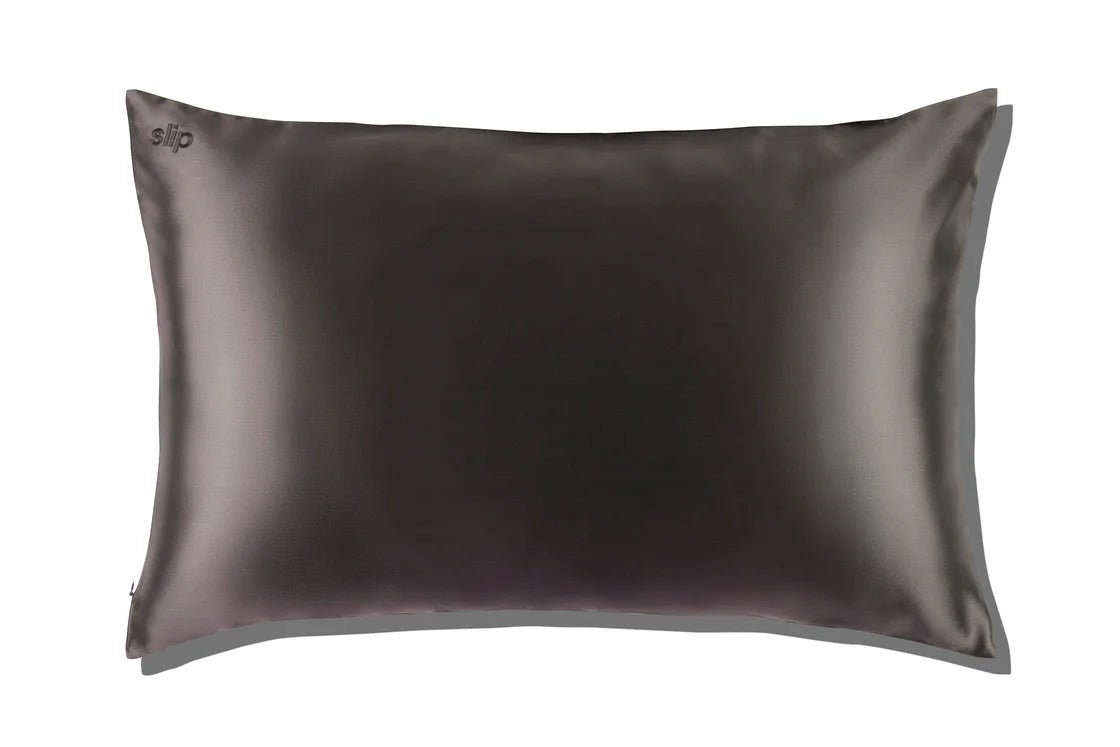 Pure Silk Pillowcase - Queen - Charcoal - Sare StoreSlipPillowcase