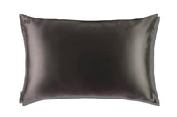 Pure Silk Pillowcase - Queen - Charcoal - Sare StoreSlipPillowcase