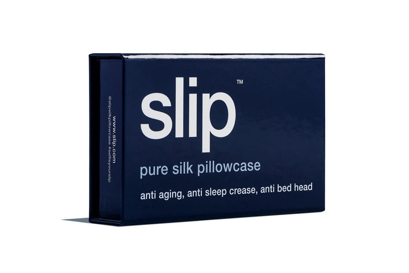 Pure Silk Pillowcase - Queen - Navy - Sare StoreSlipPillowcase