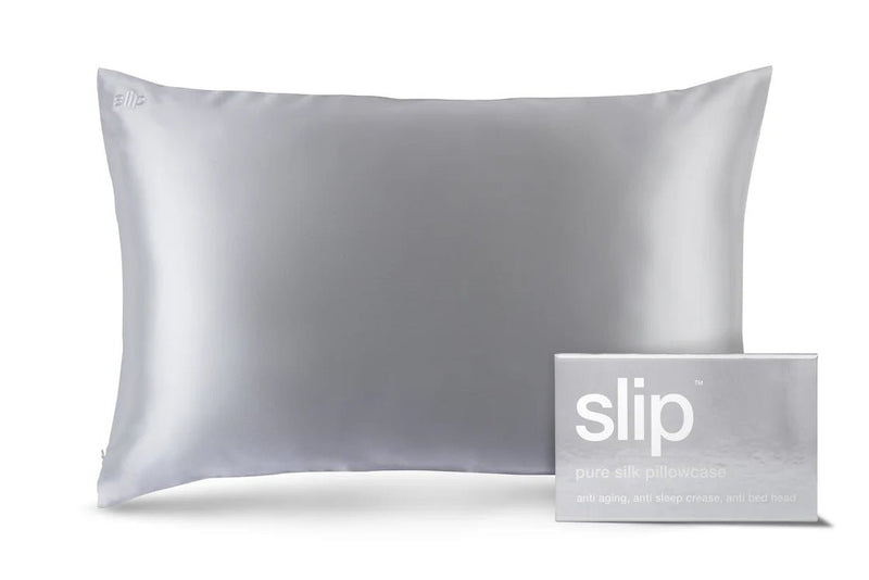 Pure Silk Pillowcase - Queen - Silver - Sare StoreSlipPillowcase