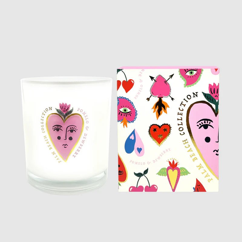 Queen of Hearts Candle 350g - Pomelo and Dewberry - Sare StorePalm BeachCandle