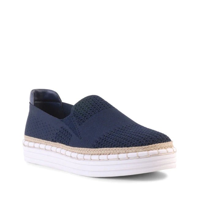Queen Slip On Sneakers- Navy Knit - Sare StoreVerali ShoesShoes