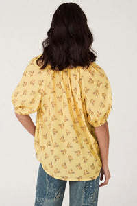 Rebel Spirit Short Sleeve Blouse - Daffodil - Sare StoreSPELLBlouse