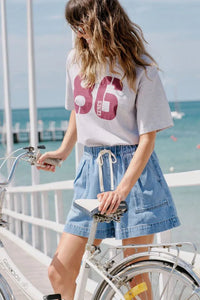 Relaxed Everyday Short - Mid Blue Wash - Sare StoreCeres LifeShorts