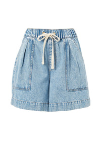 Relaxed Everyday Short - Vintage Blue Denim - Sare StoreCeres LifeShorts