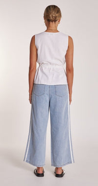 Riley Sleeveless Top - White - Sare StoreFeather and NoiseTops