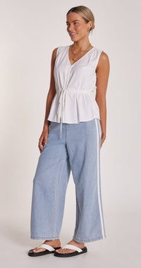 Riley Sleeveless Top - White - Sare StoreFeather and NoiseTops