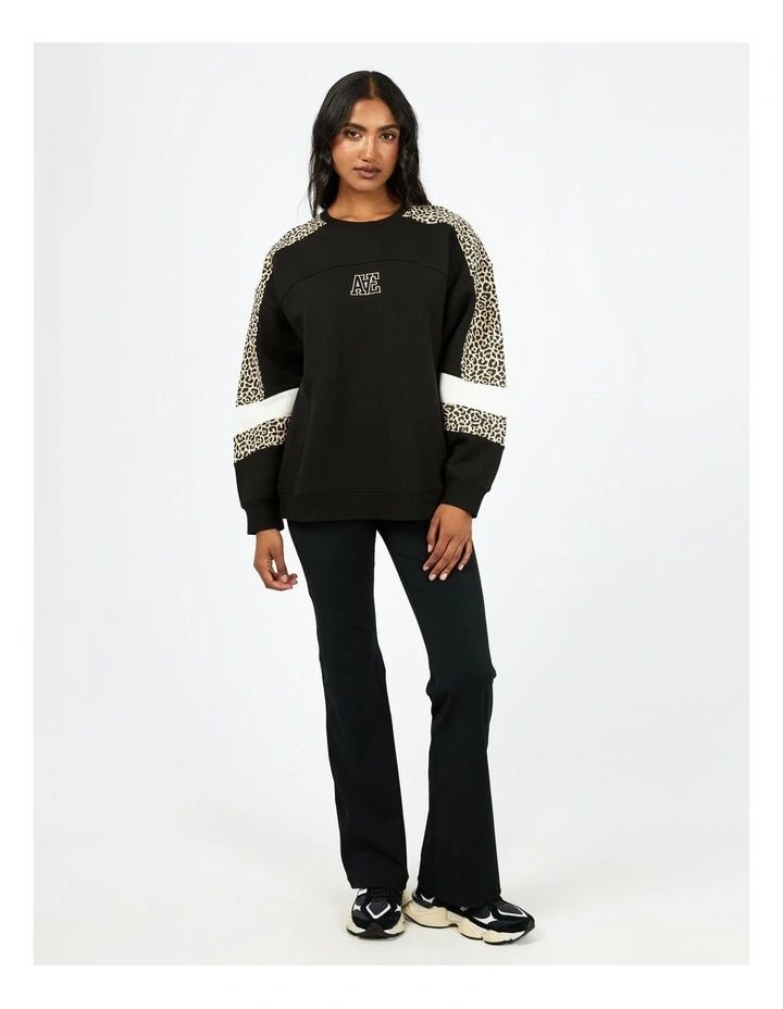 Savannah Oversized Crew - Black - Sare StoreAll About EveSweatshirts