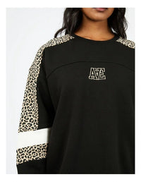 Savannah Oversized Crew - Black - Sare StoreAll About EveSweatshirts